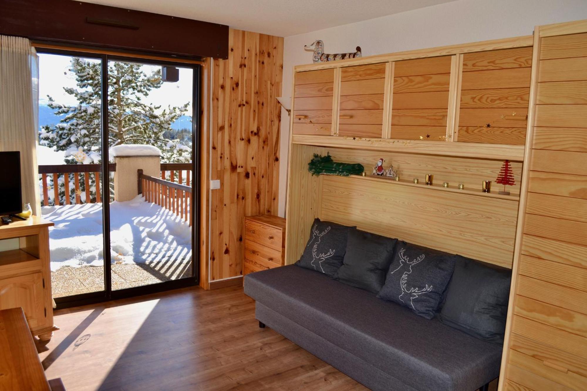 Studio Cabine Chaleureux A Pyrenees 2000 - Wifi Et Parking Prive Bolquere Pyrenees 2000 エクステリア 写真